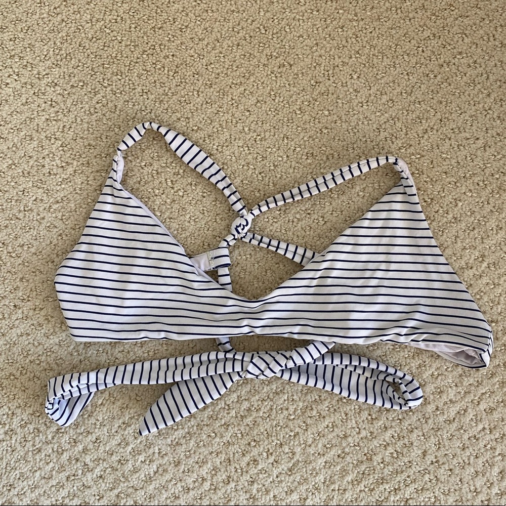 Frankies Bikinis Striped Top
